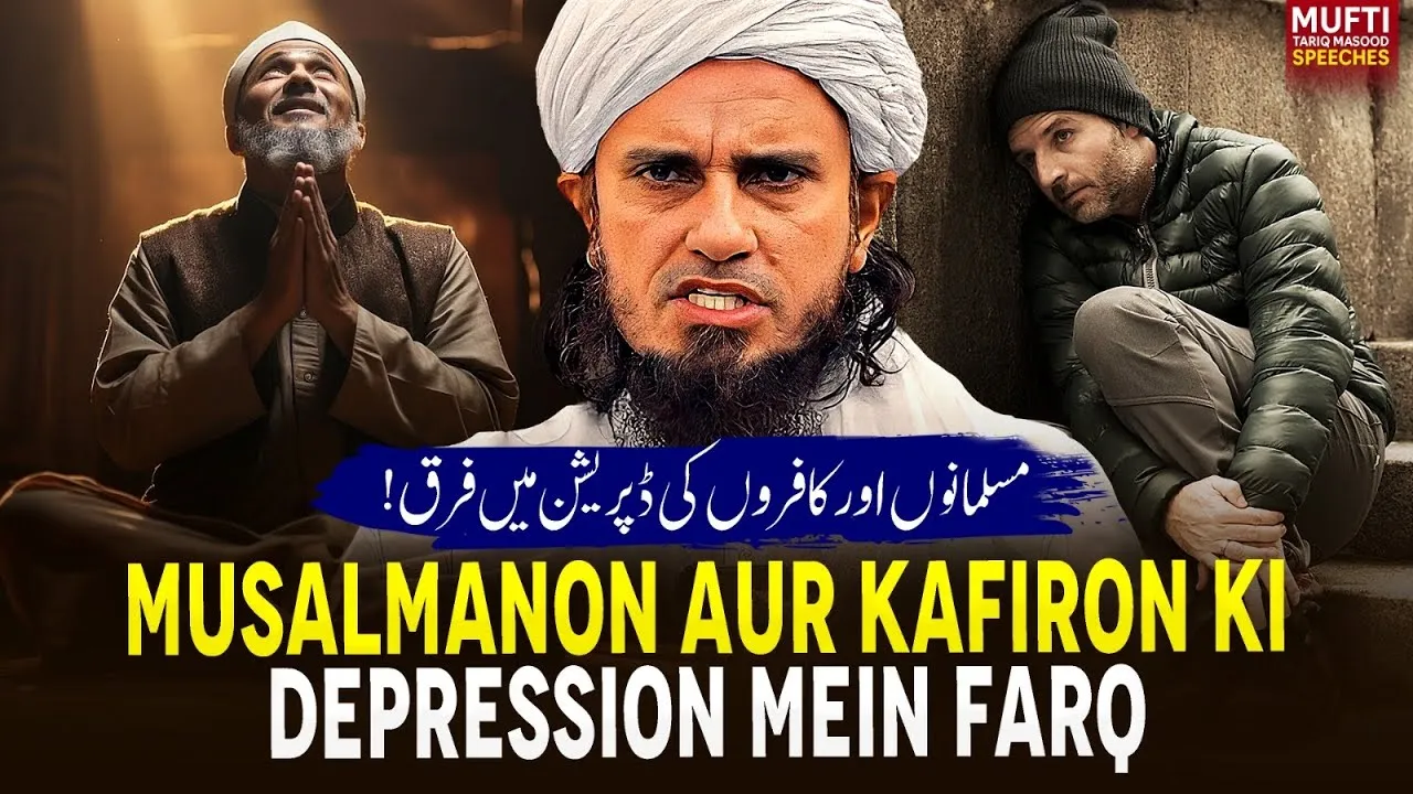 Musalmanon Aur Kafiron Ke Depression Mein Farq | Mufti Tariq Masood Speeches